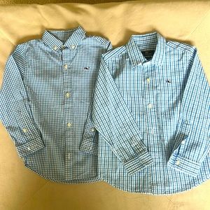 Vineyard Vines button up collard shirts - 4T